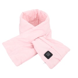 USB Heating Neck Pad Temperature Adjustable Heated Scarf Winter Warm Electric Heating Neck Scarf Pink