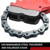 LIIAMOAR Chain Pipe Wrench 24" for 3" ~ 5" pipe