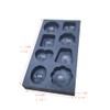 OTOOLWORLD 8 in 1 Graphite Casting Ingot Mold Metal Refining
