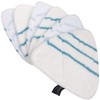 LTWHOME Design Blue Stripes Microfibre Replacement Pads Fit for Holme