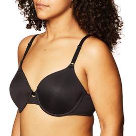 Warner's womens Cloud 9 Super Soft Underwire Lightly Lined T-shirt Rb1691a bras, Black, 36C US