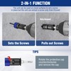 WORKPRO Drywall Screw Setter/Extractor Impact Bit Holder, Fits Any Standard