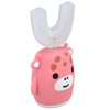 Kids U Shaped Toothbrush Pink Cartoon Electric 360° Tooth Rush