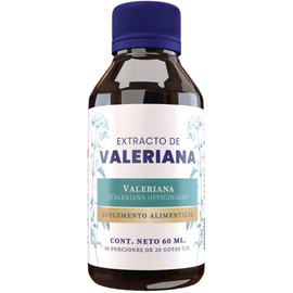 Extracto de Valeriana 60 ml Suplemento Natural para Relajación, Estrés y Sueño Reparador Fórmula Premium