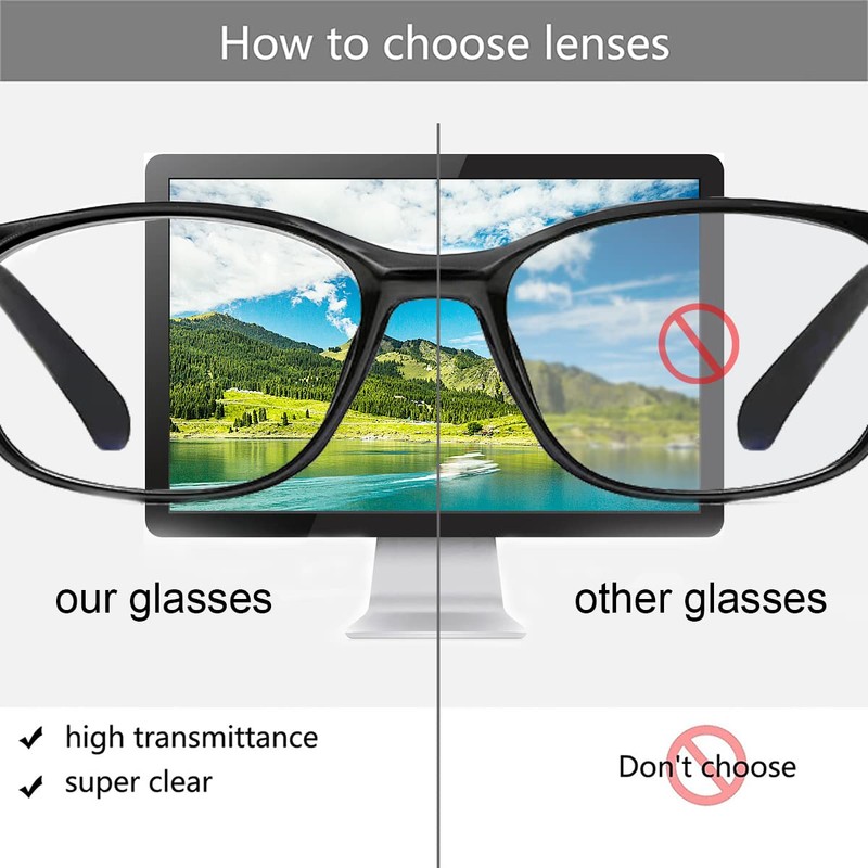 Nearsighted Distance Glasses Anti Blue Light Short Sighted Eyewear Negative