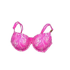 Victoria's Secret Pink Smooth Push Up Bra Color Tie Dye Pink New (US, Cup Band, 34, B, Pink Tie Dye)