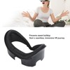 VR Face Pad Black Raised PU Leather Sweat Proof Light