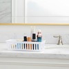 12 Pack Slim Plastic Storage Baskets Tray for Organizing 10.23