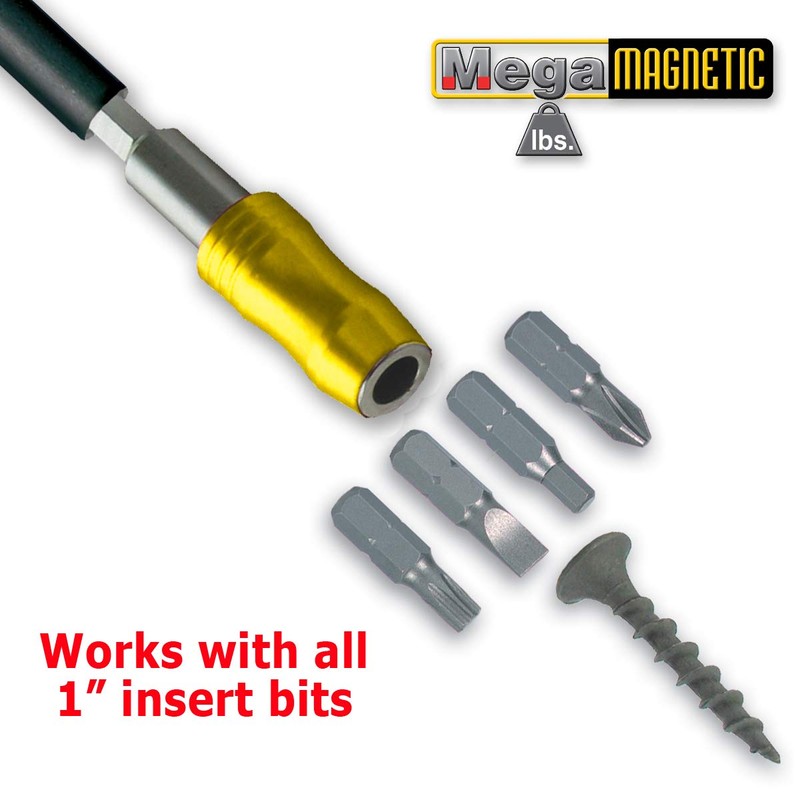 IVY Classic 45838 1/4 x 23" Mega-Magnetic Bit Holder, Impact