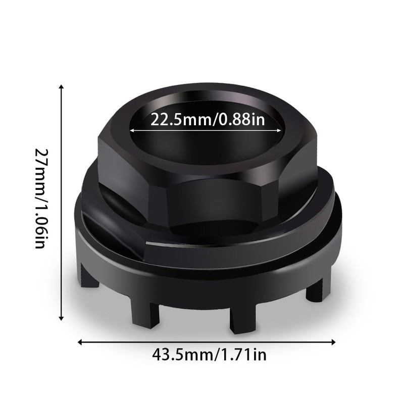 XPJBKC Bicycle Lock Ring Tool, Bicycle Bottom Bracket Tool, Inner