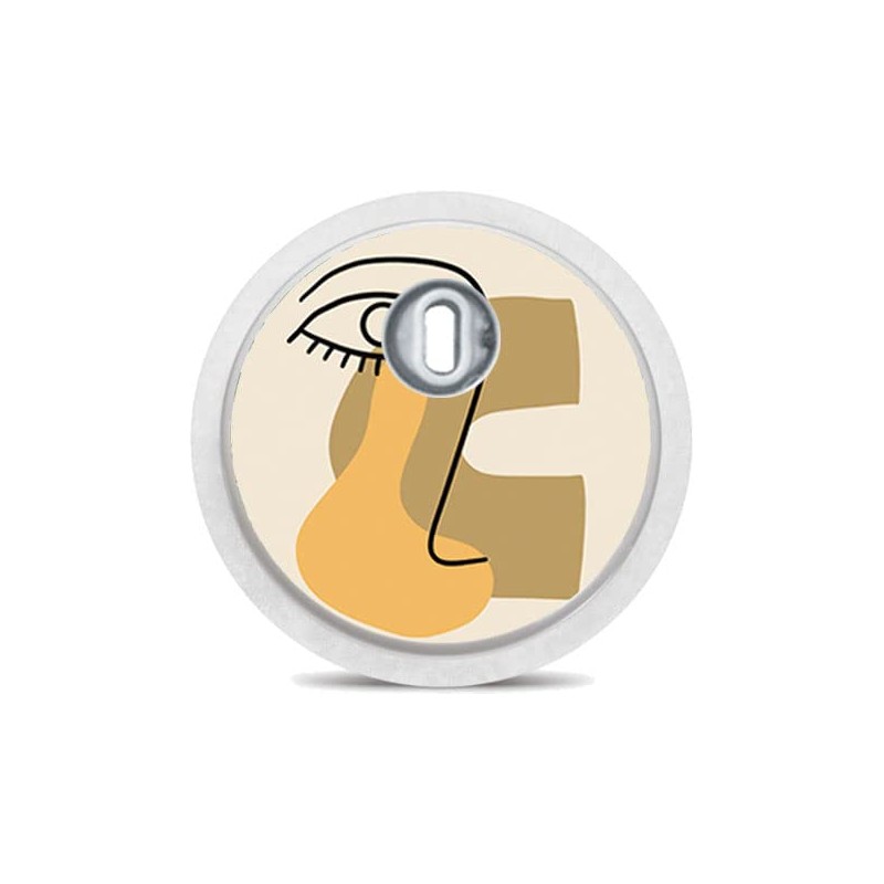 FreeStyle Libre 3 Sensor Stickers, Set of 10 "Abstract" Stickers