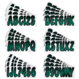 Hardline Products Series 200 Factory Matched 3-Inch Boat & PWC Registration Number Kit - TEBKG200