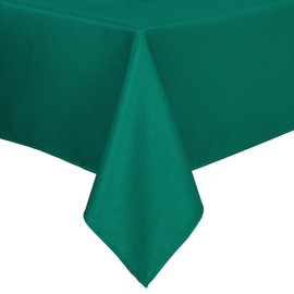 Hiasan Christmas Tablecloths Rectangular Waterproof 54 x 80 Inches, Emerald Green Dining Table Cover Protector Rectangle Table Cloths Nappe de Table Rectangulaire for Kitchen/Wedding/Parties