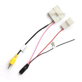 SizxNanv Rear Backup Camera Wire Adapter Highlander Camy Tundra/Sequoia Senna 4Runner Avalon Factory OEM Rearview Camera Conversion Aftermarket Android Radio/GPS/Navigation