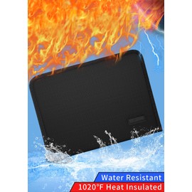 Fireproof Accordion File Organizer,Fun Storage 13 Pockets Expanding File Folders with Zipper/Handle,3-Layer Compartments Fire Safe Bag for Important Documents and Items,A4/Letter Size