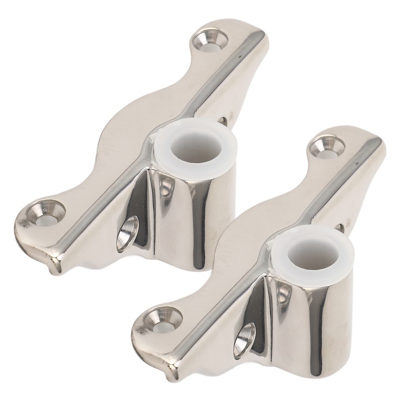 2PCS 1/2in Oarlock Socket 316 Stainless Steel Polished Finish Side