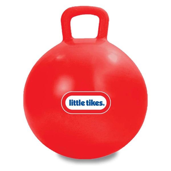 Little Tikes Bouncing Fun! Red Hopper 9301A - Mega 18" Inflatable Heavy Gauge Durable Vinyl Ball - Deflates Easily for Storage - Exercise Learning Fun? YES - Use That Energy! for Kids Ages 4-8