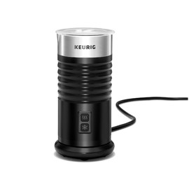 Keurig Standalone Frother Works Non-Dairy Milk, Hot and Cold Frothing, 6 Oz, Black