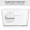 Heyuzb Pantry Organizers and Storage, 12 Pack Clear Plastic Storage