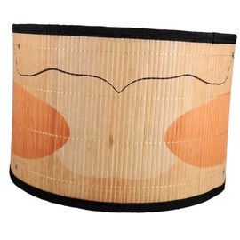 LIFKICH Drum Pendant Lamp Shade E26 E27 Vintage Bamboo Lamp 30x30x20CM Durable Fade Resistant for Chandelier Floor Table Lamps