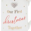 Mad Dots Set of 2 Boxed Christmas Mugs with Diamante