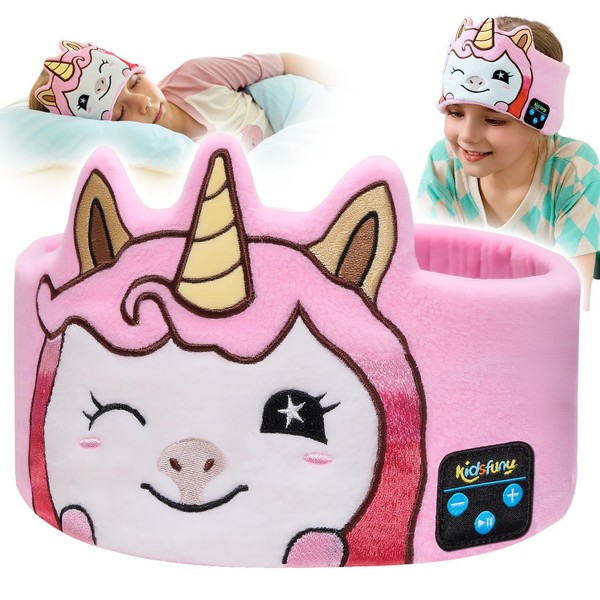 Kids Headphones Headband Wireless,Toddler Bluetooth Headband Volume Limited with Thin
