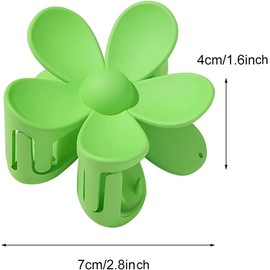 Hair Claw Clips, Matte Flower Hair Clips, Strong Hold Hair Jaw Clamps for Medium Thick Hair, Non Slip Big Hair Accessories for Thin Hair