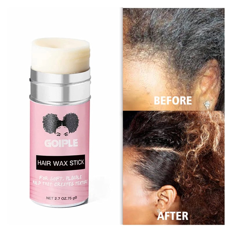 Wax Stick For Hair, Pomade Long-lasting Wax, Smoothing & Slick
