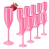 XUWAIDSGN Champagne Flute Acrylic Champagne Glasses Wedding Toasting Champagne Flute