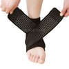 SC Neoprene Ankle Stabiliser Support Wraparound with Adjustable Compression Straps