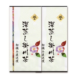 Shizuoka Prefecture First Picked Ichiban Tea 100% Green Tea Leaf Deep Steamed Kakegawa Tea 3.5 oz (100 g) Special Tea [Honor] 2 Bags