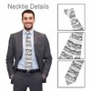 Yakuna Musical Score Men's Ties Music Notes Symbols Men's Neckties