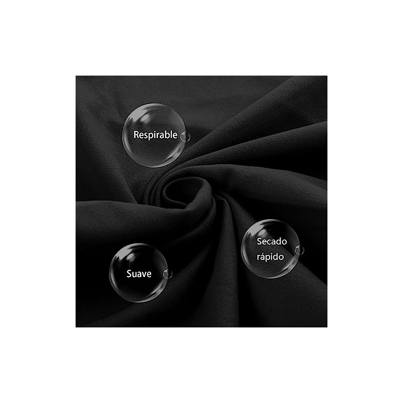 DQST Toalla Microfibra Secado Rápido 3 Pack, Toalla de Viaje