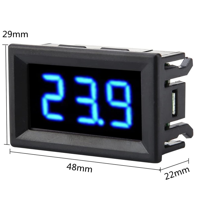 Digital Voltmeter DC 2.5-30 V LED Display Panel Voltage Meter