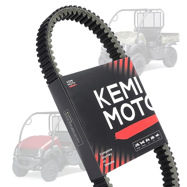 KEMIMOTO UTV Drive Belt Compatible with Kawasaki KAF400 Mule 600 610 4X4 2005-2016 Mule SX 2017-2022 Heavy Duty New Replacement Belt OEM 59011-0011 Parts Accessories