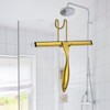 Shower Squeegee Set, 14-Inch Stainless Steel Squeegee, All-Purpose Squeegee for