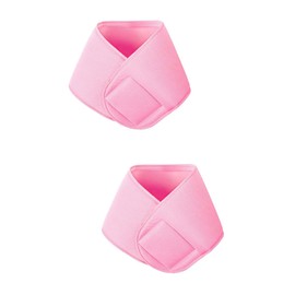 Healvian 2pcs Comfortable Women Neck Patch Gel for Moisturizing and Whitening Wrinkle Pink Neck Mask for Hydrating and Nourishing Skin for Home Professional Use