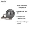 Traveller Women's Clip Earrings, 10 - 20 mm, Various Colours,