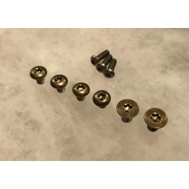 TORX Gold Screws Set For Spyderco Shaman C223GP C229GPBK Knife - Set of 9pcs