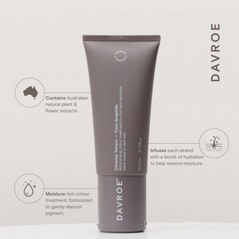 Davroe Chroma Colour Treatment - Cool Graphite 200ml