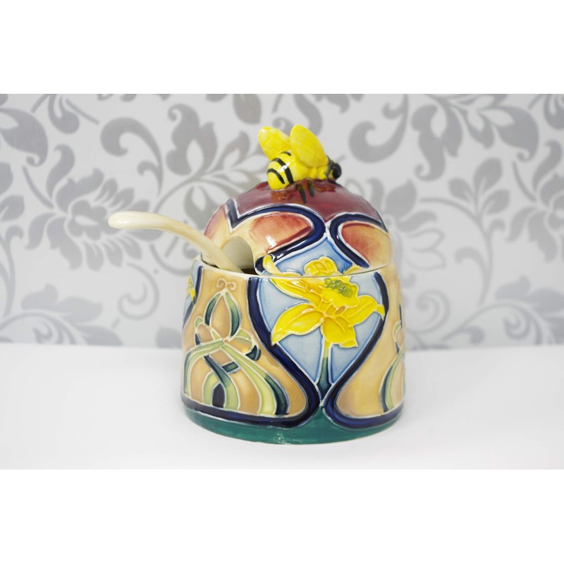 Old Tupton Ware - Daffodil Design - Honey Pot and