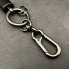 Rockyu Keychain, Men's, Women's, Genuine Leather, Braided Leather Key Ring,