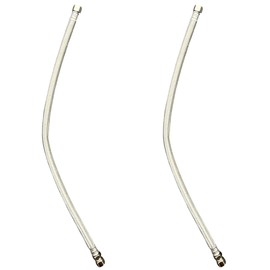 WINDON BAY 36" Length x 3/8" OD x 1/2" FIP Faucet Hose Connector, Stainless Steel Braided Supply Line 2 pack