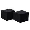 Perfectware PW Napkin Black 2PLY-100 Paper Beverage Napkin, 2-ply, Black