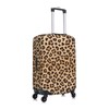 Lukbfall Leopard Print Luggage Suitcase Covers Elastic Washable Luggage Protector
