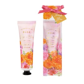 Days Inn Bloom BF Hand & Nail Cream, Rose, 1.0 fl oz (30 ml) 1 Bottle (Petite Gift Gift, Flower Motif, Boxed)