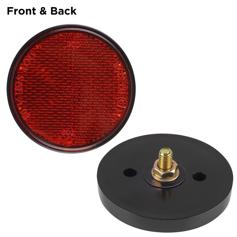 Pack of 6 Diameter 59 mm Motorcycle Bicycle E4 Round
