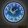 JoFomp Glow in The Dark Wall Clocks Battery Operated, 12