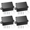 Pack of 4 Junction Boxes, Waterproof IP65, Outdoor Junction Box,