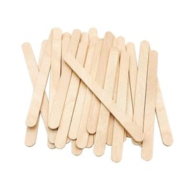 KTOJOY 100 Pcs Craft Sticks Ice Cream Sticks Natural Wood Popsicle Craft Sticks 4.5 inch Length Treat Sticks Ice Pop Sticks for DIY Crafts